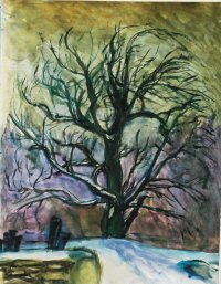 Kirschbaum im Winter, 2009