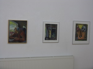 Einige der Werke in der Ausstellung.