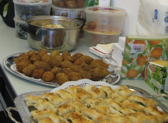 Ein syrisches Buffet.